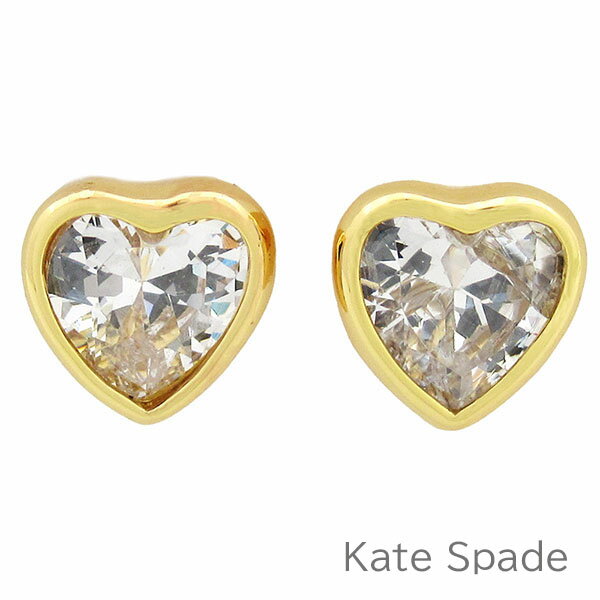 ケイトスペード イヤリング（レディース） 父の日無料ラッピング！ ケイトスペード kate spade ピアス レディース イヤリング アクセサリー ジュエリー ハート 【送料無料（ネコポス メール便）】 ブランド ケイトスペード正規品販売店 直営アウトレット店より直輸入 【あす楽】