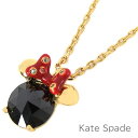 ディズニー  ケイトスペード kate spade ペンダント レディース ネックレス アクセサリー ジュエリー ディズニー ミニーマウス Disney コラボ商品 【送料無料（ネコポス メール便）】 ブランド ケイトスペード正規品販売店 直営アウトレット店より直輸入