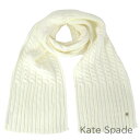 母の日無料ラッピング！ ケイトスペード kate spade マフラー レディース MUFFLER パッチワーク ニット 【送料無料】 ブランド ケイトスペード正規品販売店 直営アウトレット店より直輸入 【あす楽】