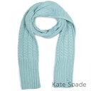 母の日無料ラッピング！ ケイトスペード kate spade マフラー レディース MUFFLER パッチワーク ニット 【送料無料】 ブランド ケイトスペード正規品販売店 直営アウトレット店より直輸入