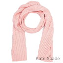 母の日無料ラッピング！ ケイトスペード kate spade マフラー レディース MUFFLER パッチワーク ニット 【送料無料】 ブランド ケイトスペード正規品販売店 直営アウトレット店より直輸入