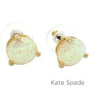 母の日無料ラッピング！ ケイトスペード kate spade ピアス レディース イヤリング アクセサリー ジュエリー グリッター ラメ 円形 丸型 【送料無料（ネコポス メール便）】 ブランド ケイトスペード正規品販売店 直営アウトレット店より直輸入 【あす楽】