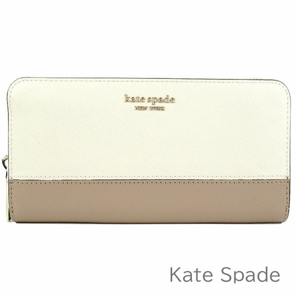 ケイト・スペード ニューヨーク 革長財布 レディース 父の日無料ラッピング！ ケイトスペード kate spade 財布 レディース 長財布 レザー ラウンドファスナー 【送料無料】 ブランド ケイトスペード正規品販売店 直営アウトレット店より直輸入 【あす楽】