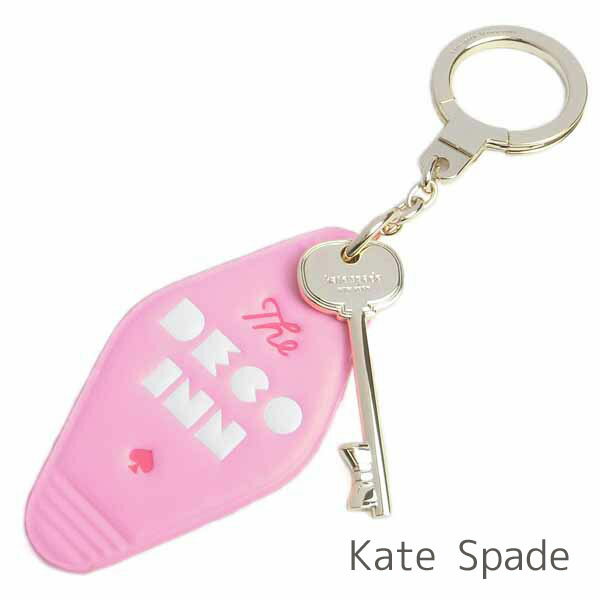 ケイトスペード kate spade キーホルダー レディース キーリング バッグチャーム レザー 【送料無料（ネコポス メール便）】 ブランド ケイトスペード正規品販売店 直営アウトレット店より直輸入 【あす楽】