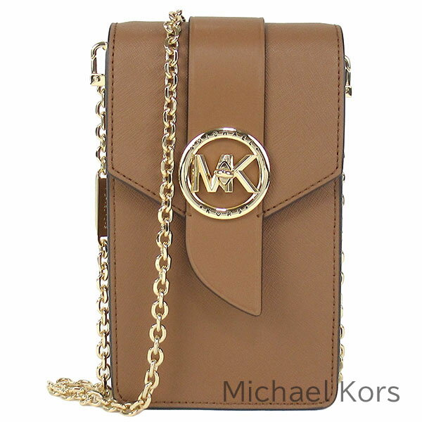 マイケルコース スマホショルダー マイケル マイケルコース MICHAEL Michael Kors バッグ レディース スマホショルダーバッグ 斜めがけ ポシェット スマホバッグ iPhoneケース スマホケース レザー かばん 鞄 【送料無料】 ブランド マイケルコース正規品販売店 直営アウトレット店より直輸入