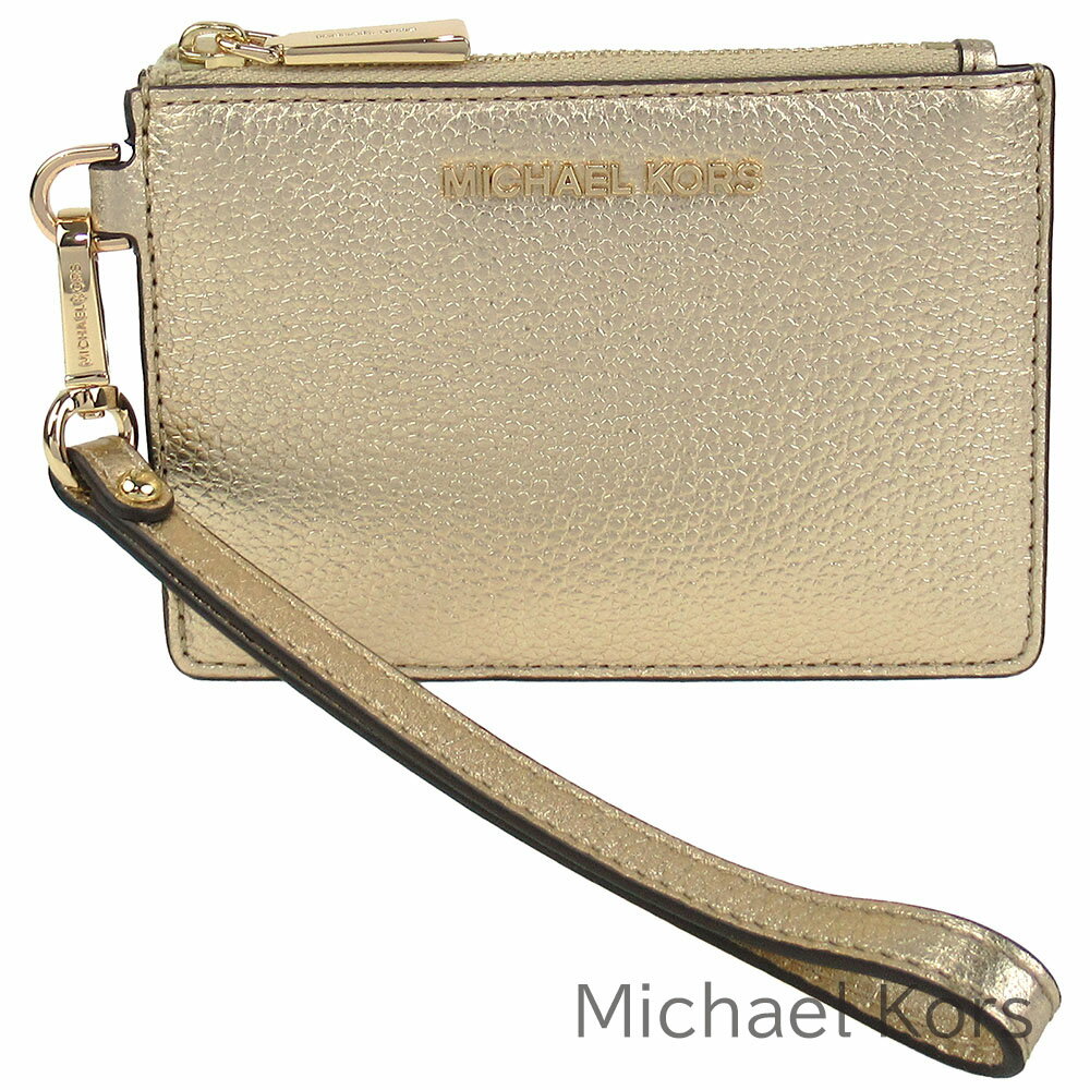 マイケル・コース 革小銭入れ レディース マイケル マイケルコース MICHAEL Michael Kors 小銭入れ レディース 定期入れ パスケース キーケース カードケース IDケース コインケース レザー ストラップ付き 【送料無料（ネコポス メール便）】 ブランド マイケルコース正規品販売店 直営アウトレット店より直輸入