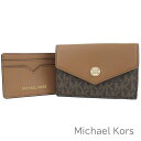 マイケル マイケルコース MICHAEL Michael Kors 名刺入れ レディース パスケース 定期入れ カードケース MK柄 シグネチャー パスケース取り外し可能 【送料無料（ネコポス メール便）】 ブランド マイケルコース正規品販売店 直営アウトレット店より直輸入 【あす楽】