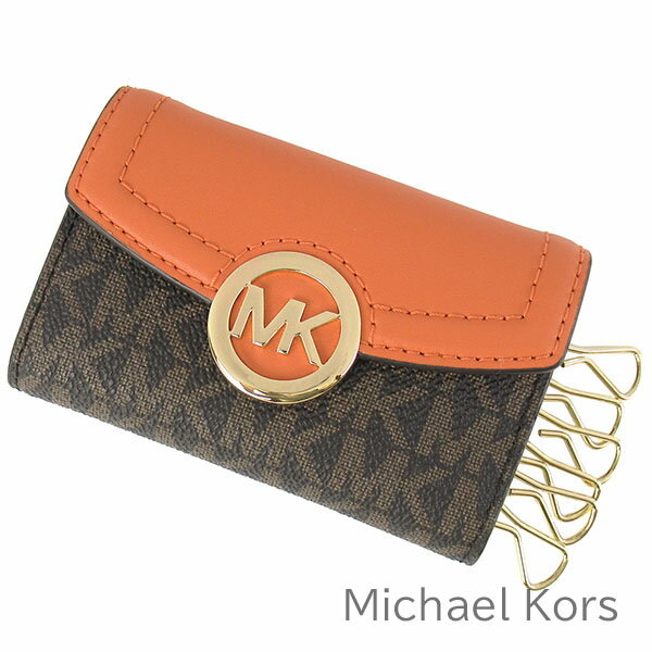 マイケルコース キーケース レディース マイケル マイケルコース MICHAEL Michael Kors キーケース 6連 メンズ レディース MK柄 シグネチャー 2トーン バイカラー 【送料無料】 ブランド マイケルコース正規品販売店 直営アウトレット店より直輸入 【あす楽】