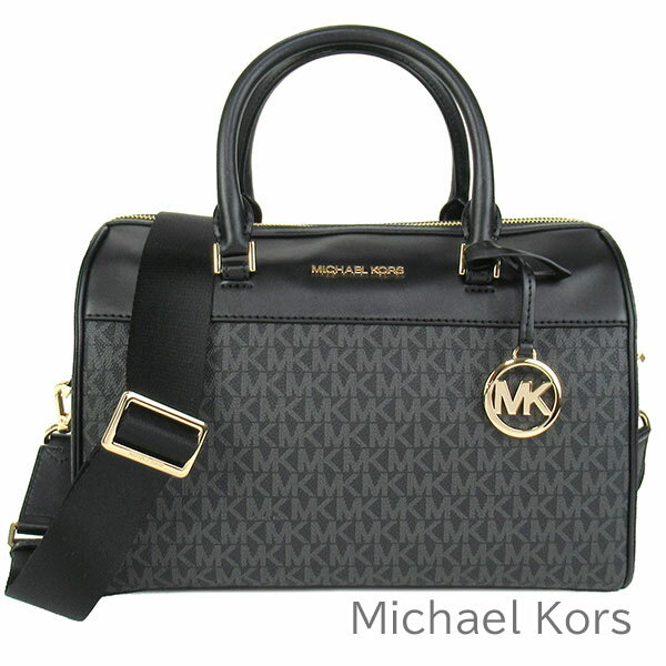 マイケルコース ハンドバッグ マイケル マイケルコース MICHAEL Michael Kors バッグ レディース ハンドバッグ ミニボストンバッグ 2Way MK柄 シグネチャー チャーム付き 肩掛け・斜めがけ可能 かばん 鞄 【送料無料】 ブランド マイケルコース正規品販売店 直営アウトレット店より直輸入 【あす楽】