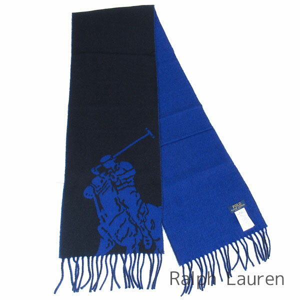 ポロ ラルフローレン Polo Ralph Lauren マフラー メンズ レディース ラルフ MUFFLER イタリア製 リバーシブルで使用可能 ビッグポニー ウール 【送料無料】 ブランド ラルフローレン正規品販売店 直営アウトレット店より直輸入 【あす楽】