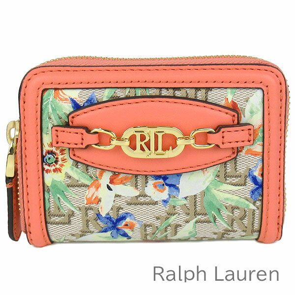 ローレン ラルフローレン Lauren Ralph Lauren 小銭入れ レディース ラルフ コインケース 名刺入れ カードケース 花柄 モノグラム シグネチャー 【送料無料】 ブランド ラルフローレン正規品販売店 直営アウトレット店より直輸入 【あす楽】