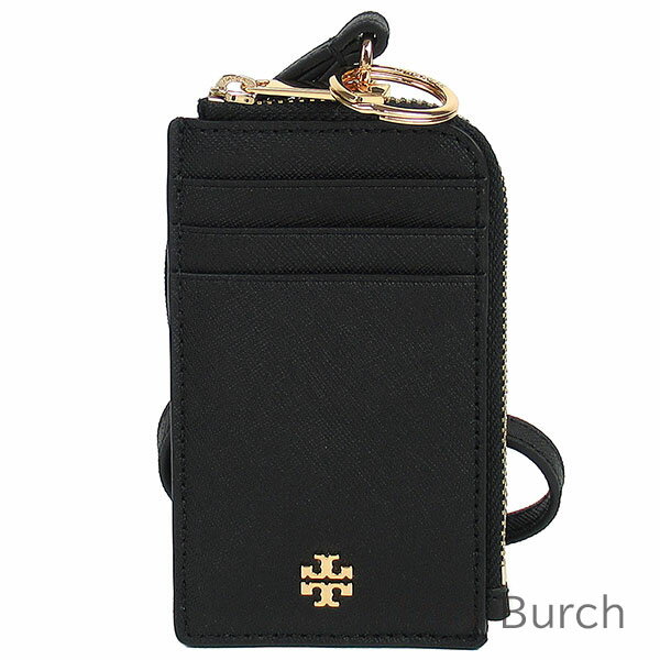 トリーバーチ Tory Burch IDケース レディース ネックストラップ 小銭入れ パスケース 定期入れ カードケース コインケース レザー キーリング付き 【送料無料（ネコポス メール便）】 ブランド トリーバーチ正規品販売店 直営アウトレット店より直輸入