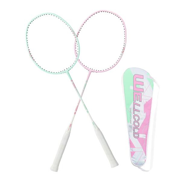 バドミントン ラケット メンズ レディース 初心者 練習用 軽量 ケース付き グリップ トレーニング 入門 安心 使いやすい バドミントンセット スポーツ ギフ...