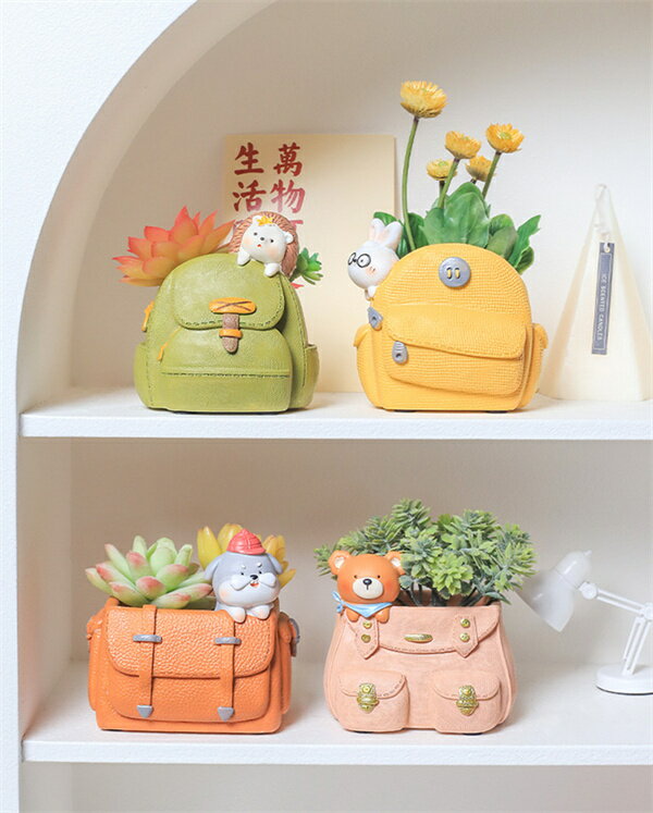多肉植物鉢 ペンスタンド 小物収納 置物 卓上 動物柄 アニマル クマ ドッグ ハリネズミ ウサギ フラワーポット 子供部屋 ミニ植物適用 樹脂 部屋飾り 可愛い 容器 プランター 園芸用品 ペン立て 彼女 鉢植え 室内 植木鉢 エケベリア 観葉植物 海外通販
