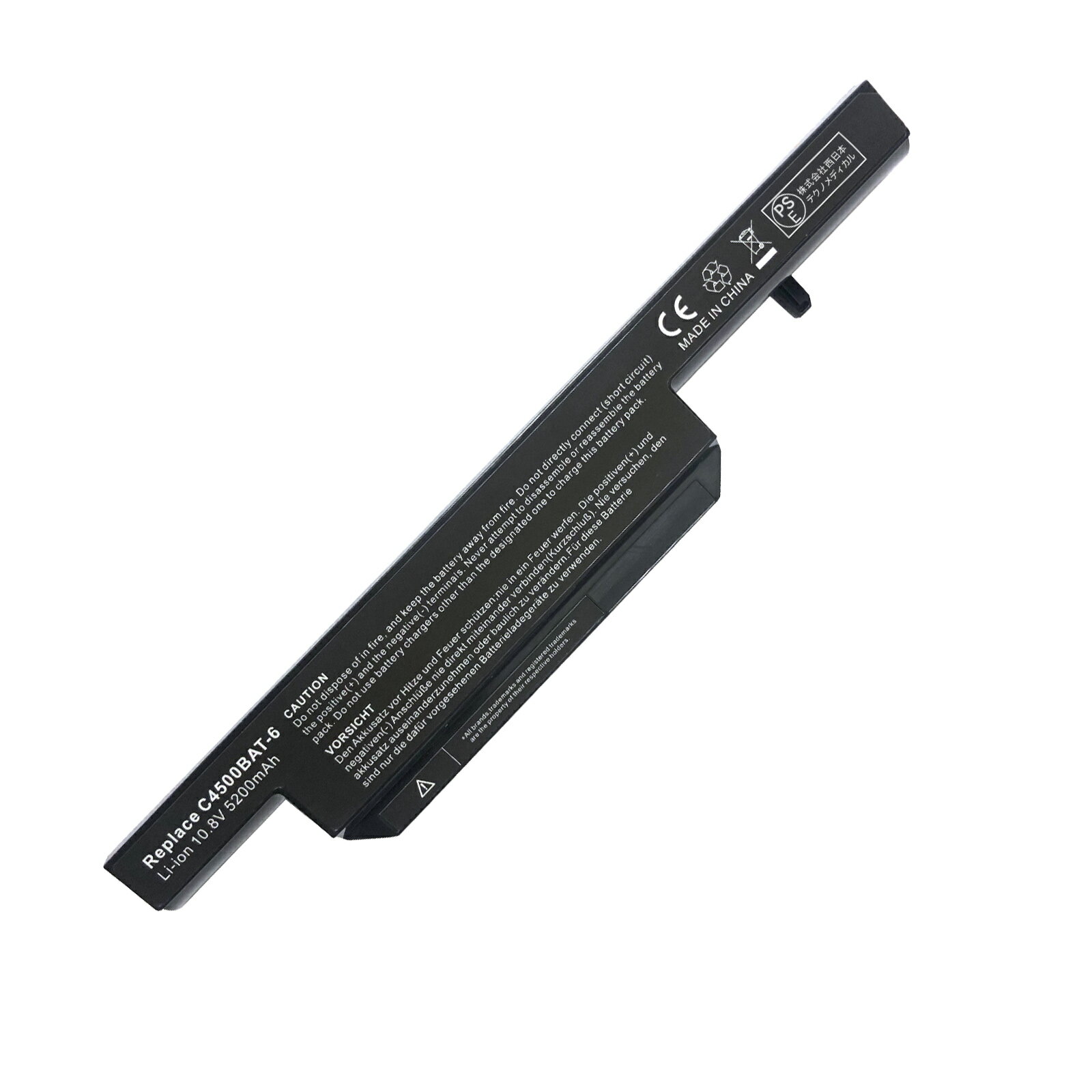 【10倍ポイント】新品 CLEVO クレボ C4500 C4501 C4505 C4800 C4801 C4805 交換バッテリー C4500BAT-6 6-87-C480S-4P4 対応