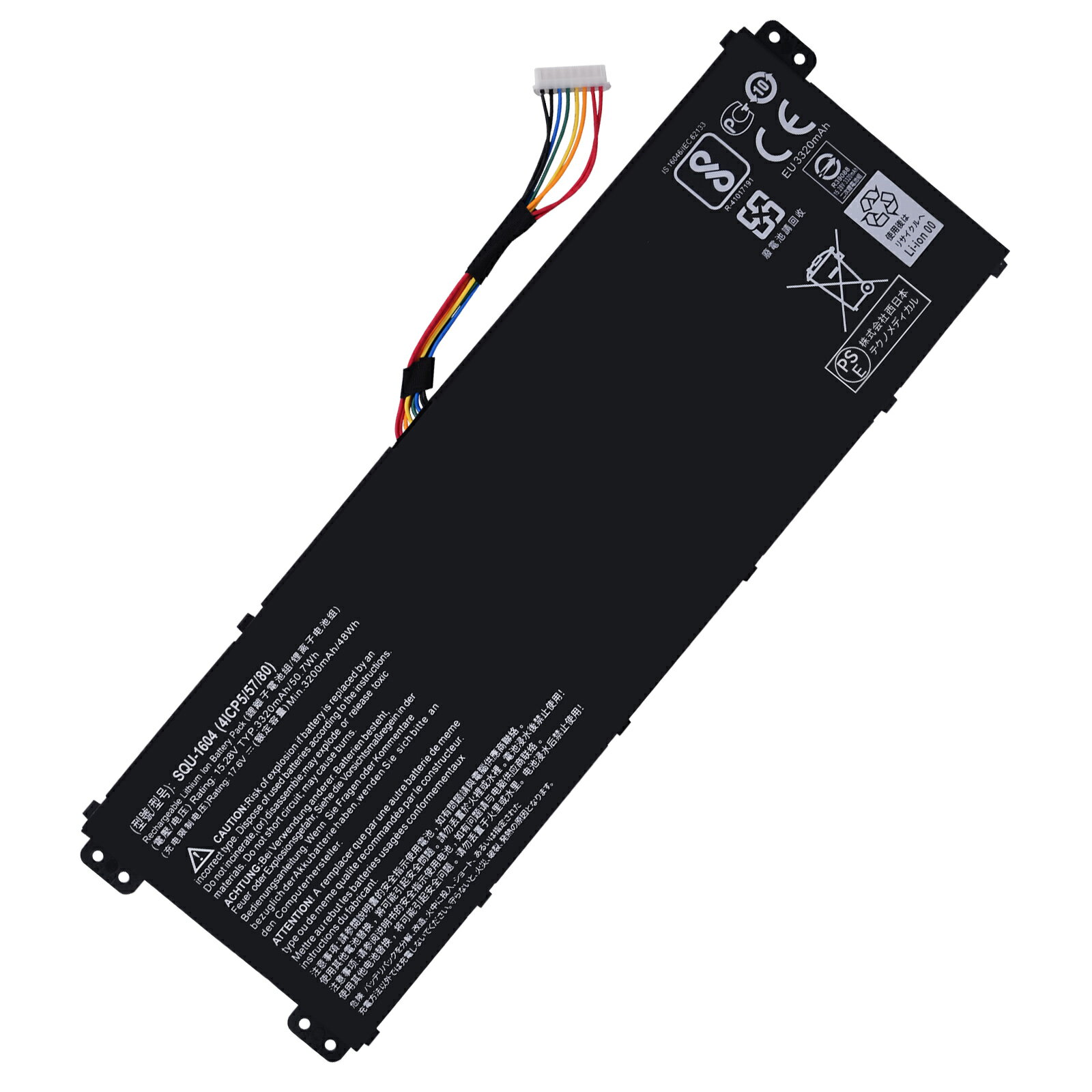 1040OFF&P10ܡۡڿ ǯݾ HASS SQU-1604 ߴХåƥ꡼3320mAh 15.28Vб 1ǯݾ ǽ ߴХåƥѥå XFFA2121FC-XIJPC