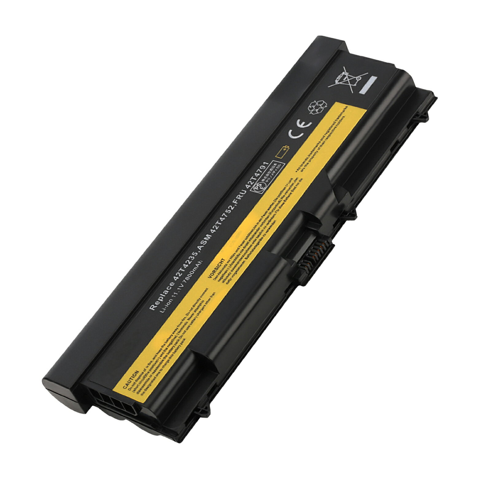【530円OFF&P10倍】新品 LENOVO 42T4714 互換バッテリー【7800mAh 11.1V】対応用 1年保証 高性能 PSE認証 互換バッテリパック YBY507 2025BY-XIJPA