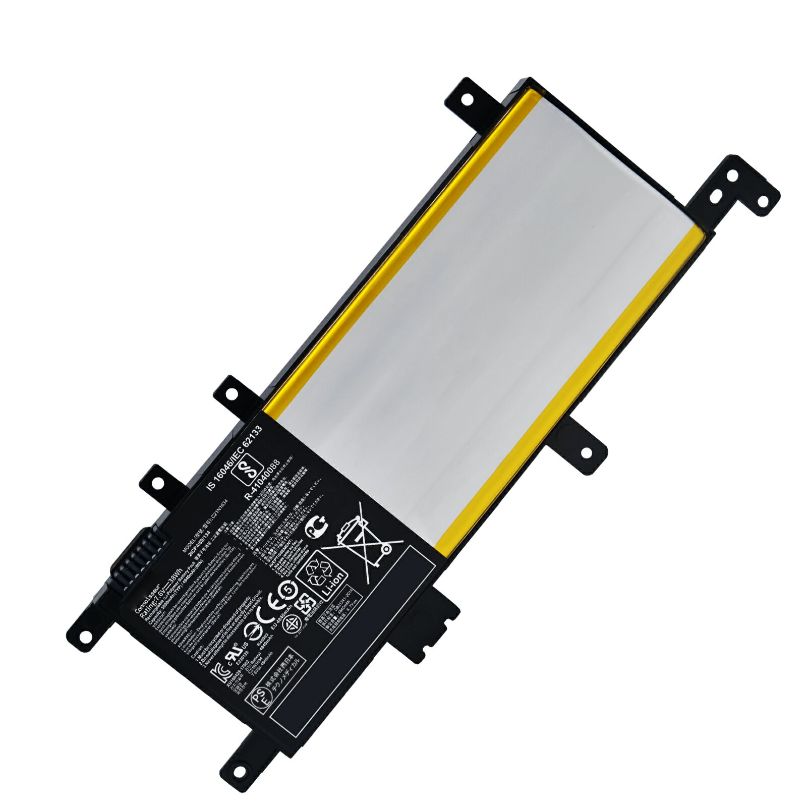 【680円OFF&P10倍】新品 ASUS FL8000UN8550 互換バッテリー【4900mAh 7.6V】対応用 1年保証 高性能 PSE認証 互換バッテリパック YCC 628 2025CC-XIJPA