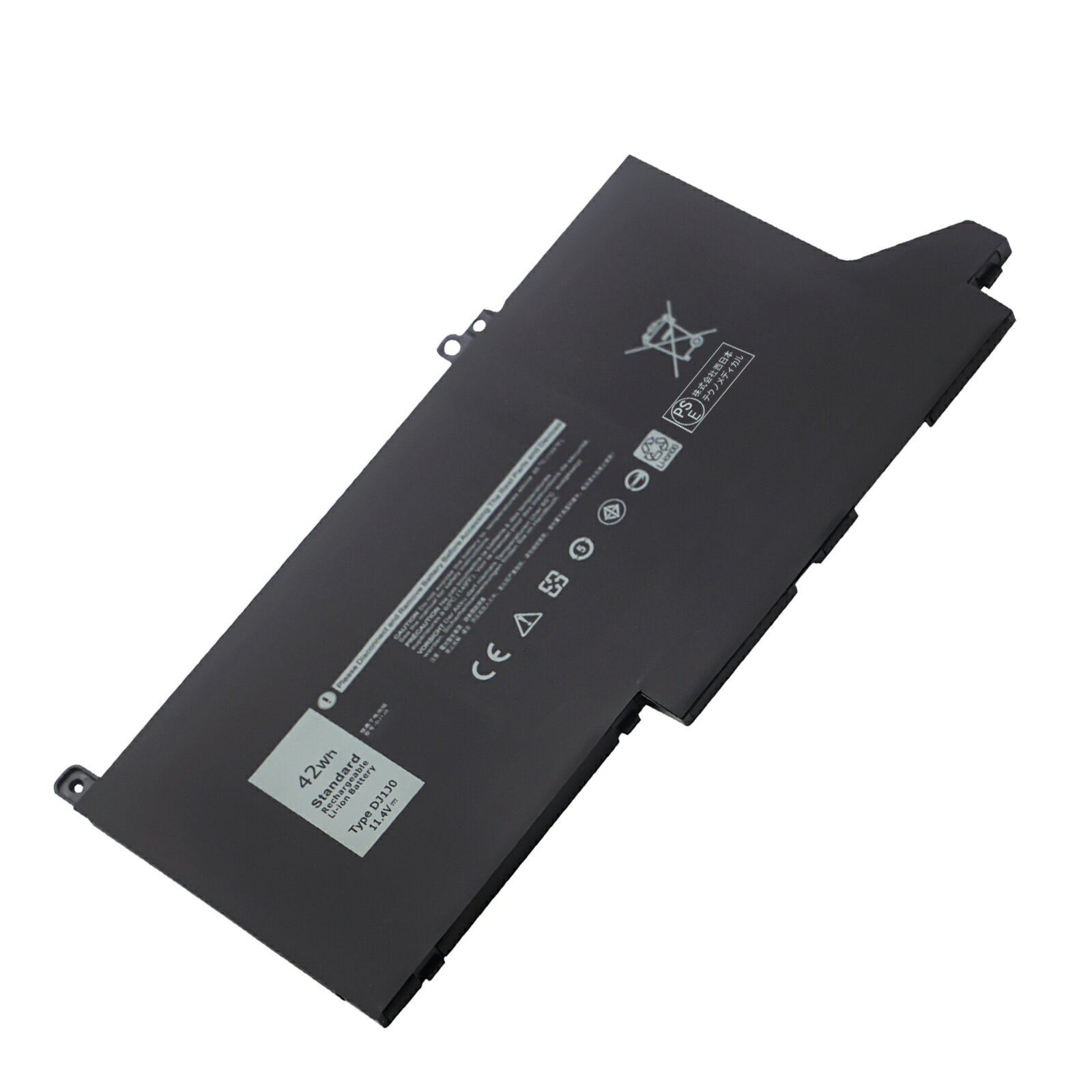 【15倍ポイント】新品 DELL ONFOH 互換バッテリー【42Wh 11.4V】対応用 1年保証 高性能 PSE認証 互換バッテリパック YCC 243 2025CC-XIJPCFD