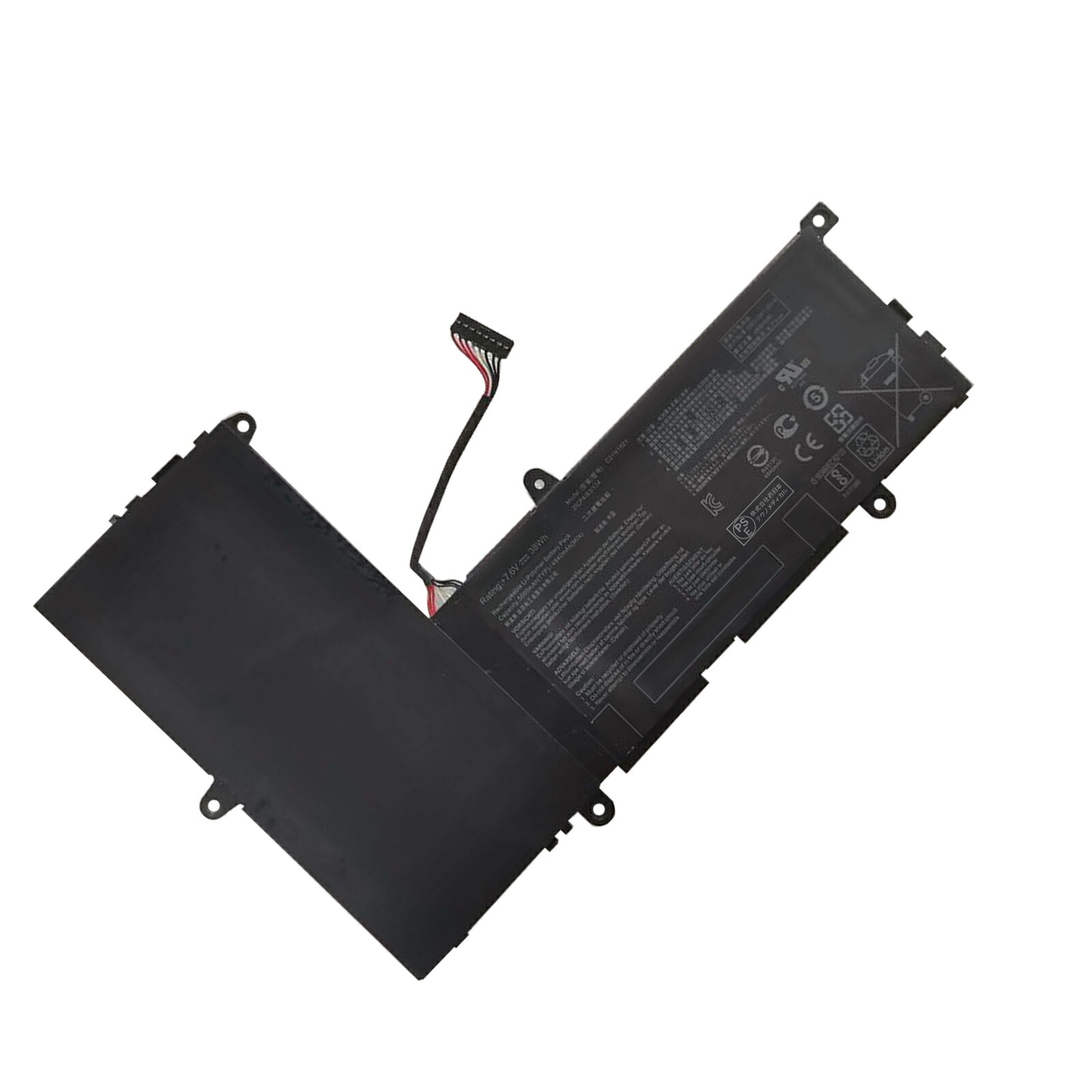 【10倍ポイント】新品 ASUS VivoBook E200H 互換バッテリー【5000mAh 7.6V】対応用 1年保証 高性能 PSE認証 互換バッテリパック YCG 46 3342FC-XIJP