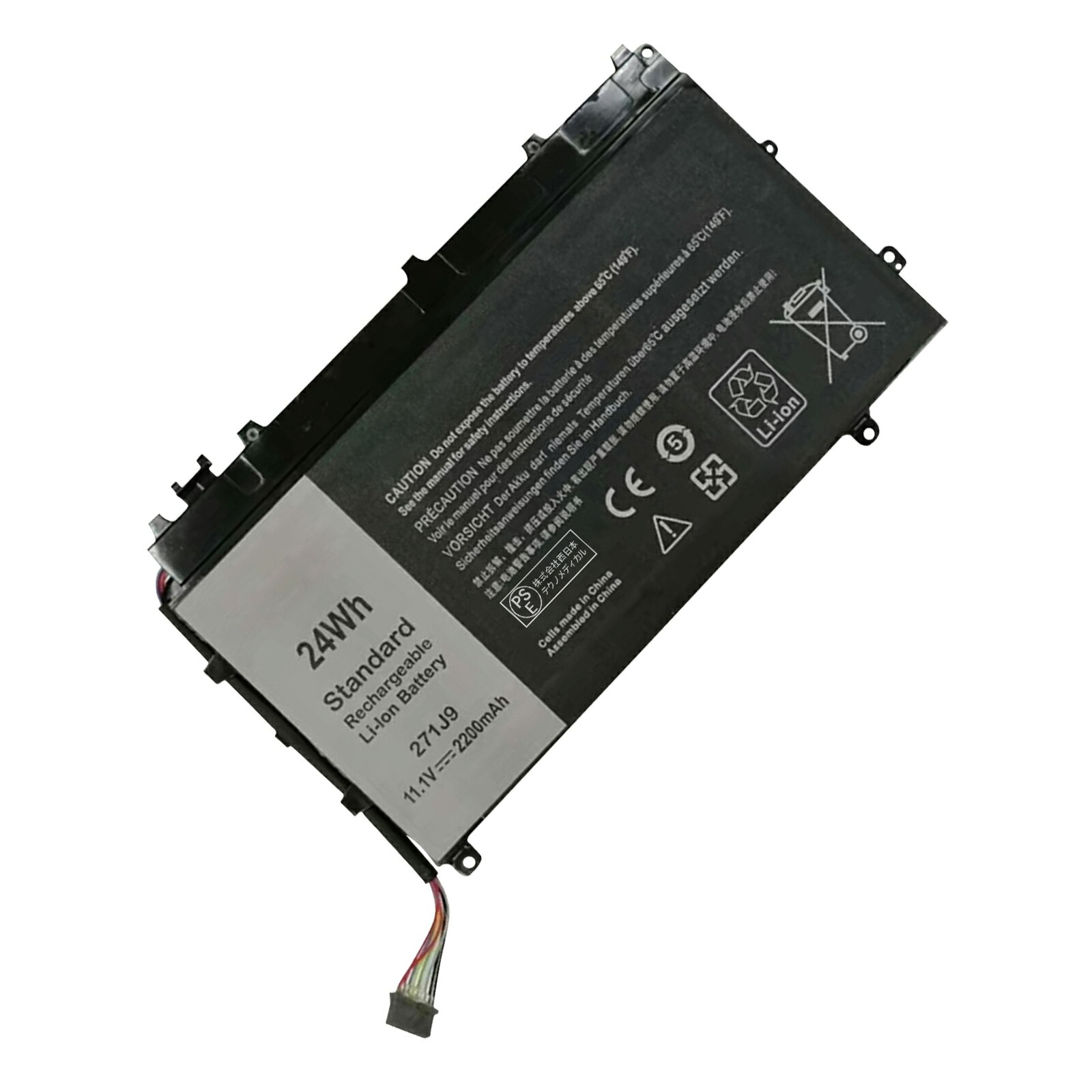 【10倍ポイント】新品 DELL 271J9 互換バッテリー【2200mAh 11.1V】対応用 1年保証 高性能 PSE認証 互..