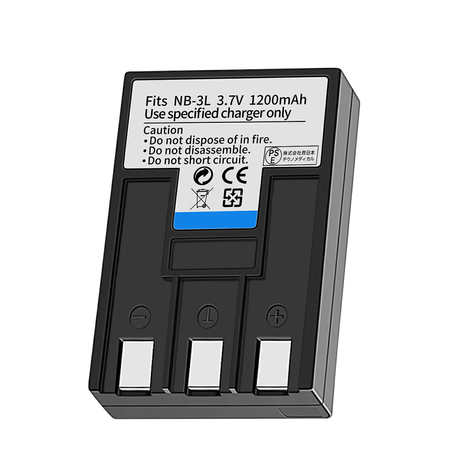 【455円OFF&P10倍】新品 Canon NB-3L 互換バッテリー 【1200mAh 3.7V】 対応用 1年保証 高性能 リチャージャブルバッテリー リチウムイオンバッテリー デジタルカメラ デジカメ 充電池 XFXA