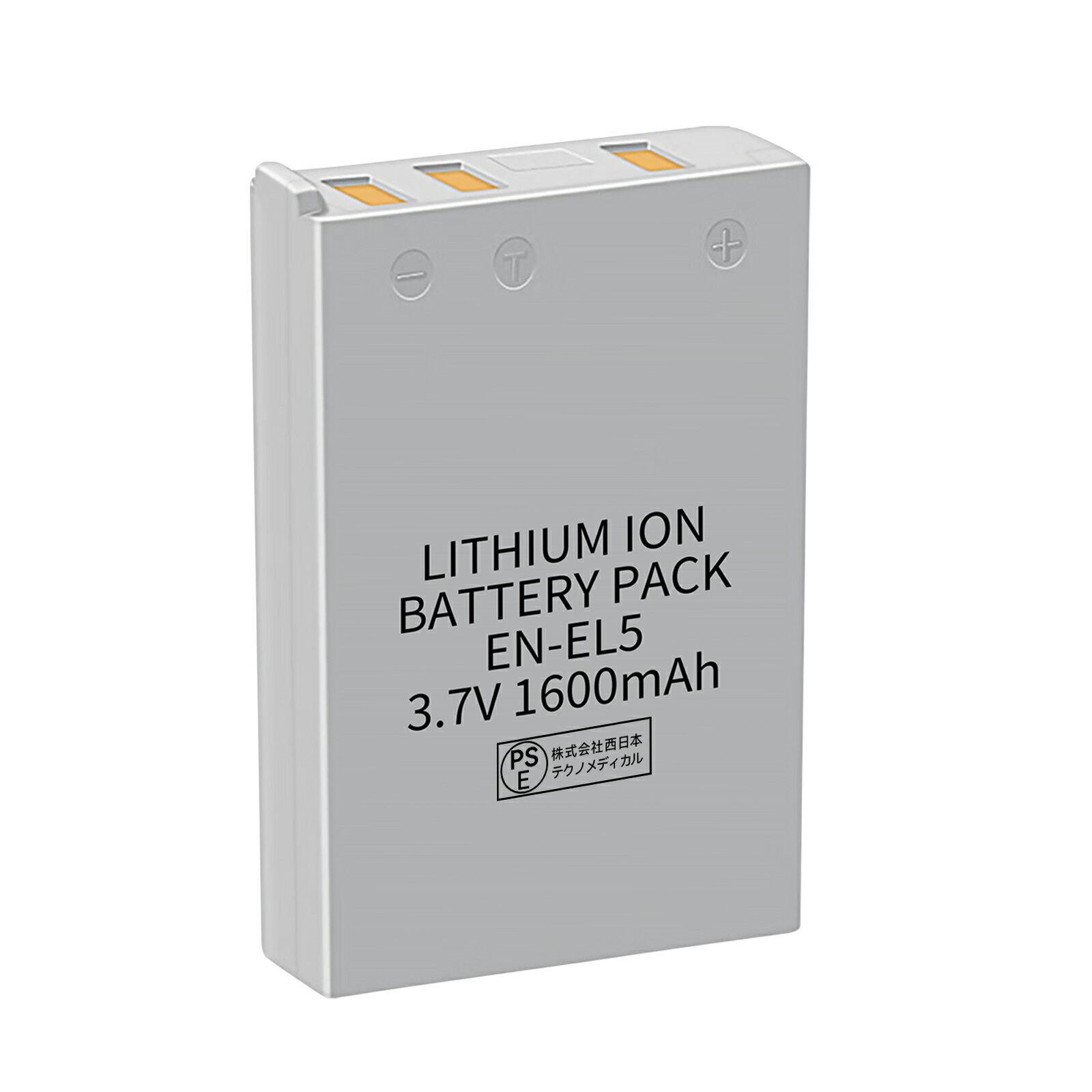 6ܥݥȡۿ EN-EL5 ߴХåƥ꡼ 1600mAh 3.7v б 1ǯݾ ǽ 㡼֥Хåƥ꡼ ।Хåƥ꡼ ǥ륫 ǥ  YBN 2025BN-XIJPA
