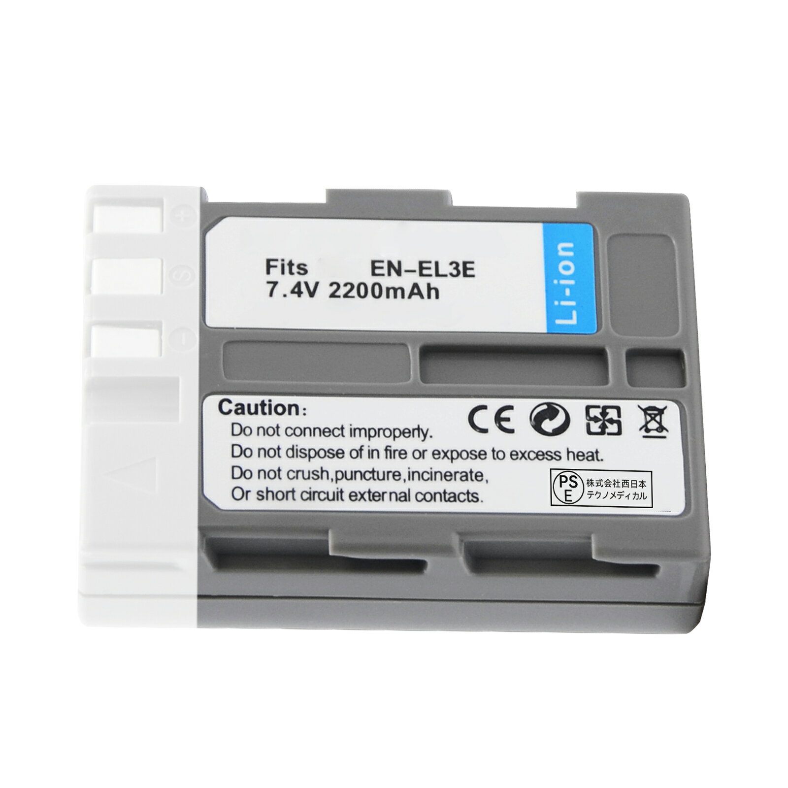 5ܥݥȡۡڿ̡NIKON EN-EL3e 7.4V 2200mAh ߴ Хåƥ꡼ ꥸʥ뽼Ŵб ߴб...