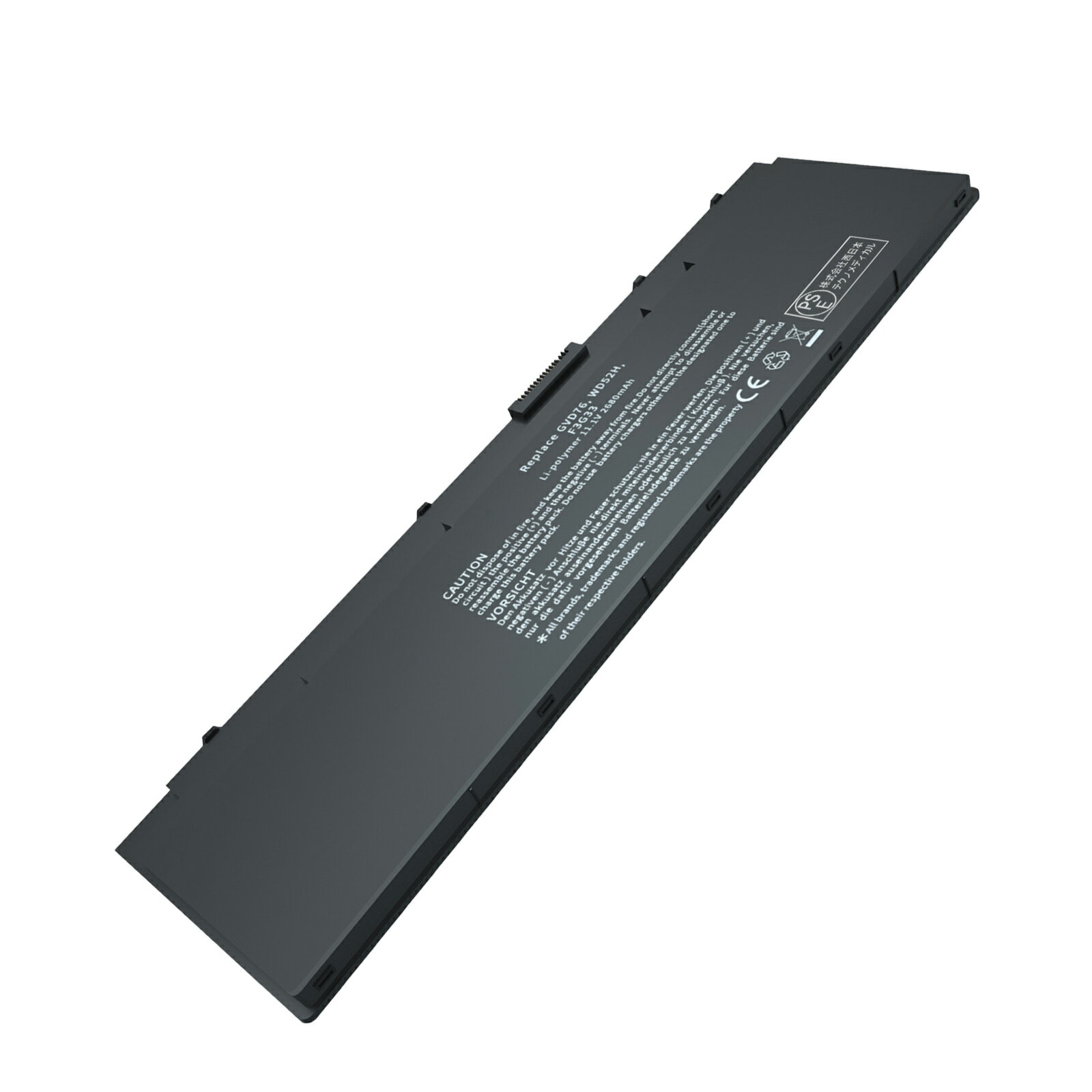 【1050円OFF&P10倍】新品 DELL VFV59 互換バッテリー【2680mAh 11.1V】対応用 1年保証 高性能 PSE認証 ..