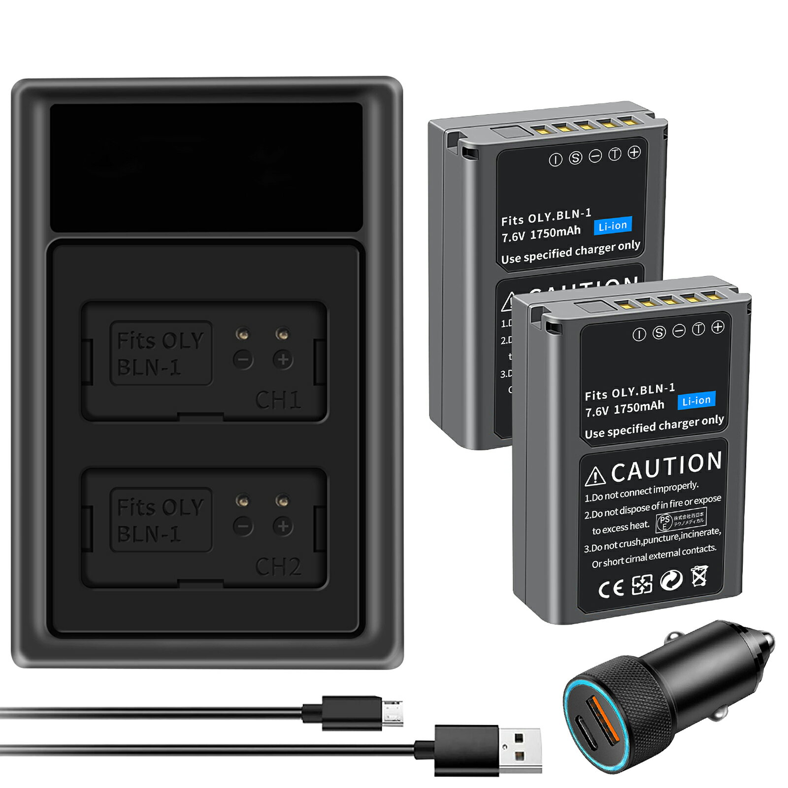 ●ブランド： OLYMPUS ●電圧： 8V ●容量： 1600mAh ●純正品型番(充電池コード)： ●対応機種： BLN-1 OM-D E-M1 OM-D E-M5 PEN E-P5 ●メーカー型番： CBGMOLYBLN1160-2D1C1V-AAA-YGCRXI BLN-1 ※この商品は互換用バッテリーです。 注意点： ●同じ性能で金額の異なる商品がございますが、製造元部品が異なるためであり、性能には一切違いはありません。ご安心ください。●製造年月及び製品の世代更新でpse申告業者も変わっています。品質的には問題ございませんので、ご安心ください。 ●多店舗で同時に販売するため、商品が一時的に欠品となる場合がございます。他の契約倉庫から出荷の手配を依頼することになり、発送日がまだ未確定で、ハッキリとご案内できませんので、弊社の出荷予定時間を参考にしてください。 ●PSEマークの種類：PSE ●届け出事業者名：株式会社西日本テクノメディカル。 ●当店でご購入された商品は、日本国内からお客様のもとへ直送されます。 ●一部商品は国内の提携先倉庫から配送されます。 ●個人輸入される商品は、全てご注文者自身の「個人使用・個人消費」が前提となりますので、ご注文された商品を第三者へ譲渡・転売することは法律で禁止されております。 ●国内配送の商品は国内でのお買い物と同じく消費税が発生いたします。
