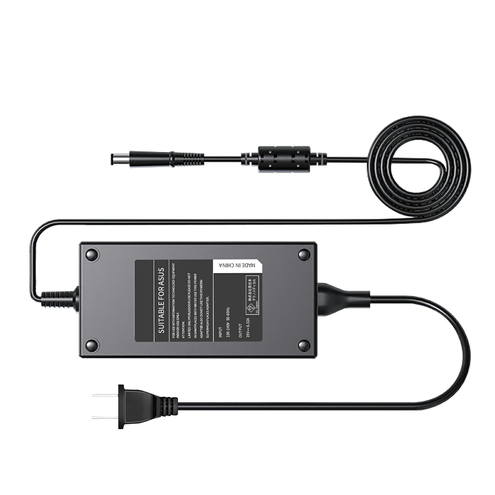 【10倍ポイント】【新品1年保証】 ASUS FX504 互換電源アダプター 120w 対応用 充電器 19V 6.32A 交換電源アダプタ 【PSE認証済】【送料無料】 YKD 2025KD-XIJP