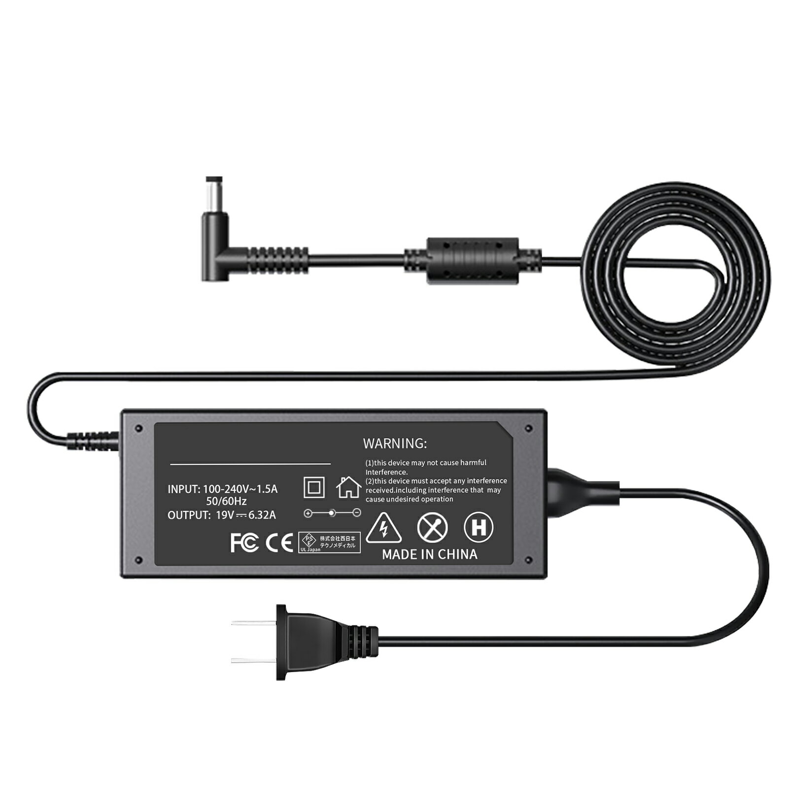 【10倍ポイント】【新品1年保証】 Asus TUF Gaming FX6 互換電源アダプター 120w 対応用 充電器 19V 6.32A 交換電源アダプタ 【PSE認証済】【送料無料】 YKD 2025KD-XIJP