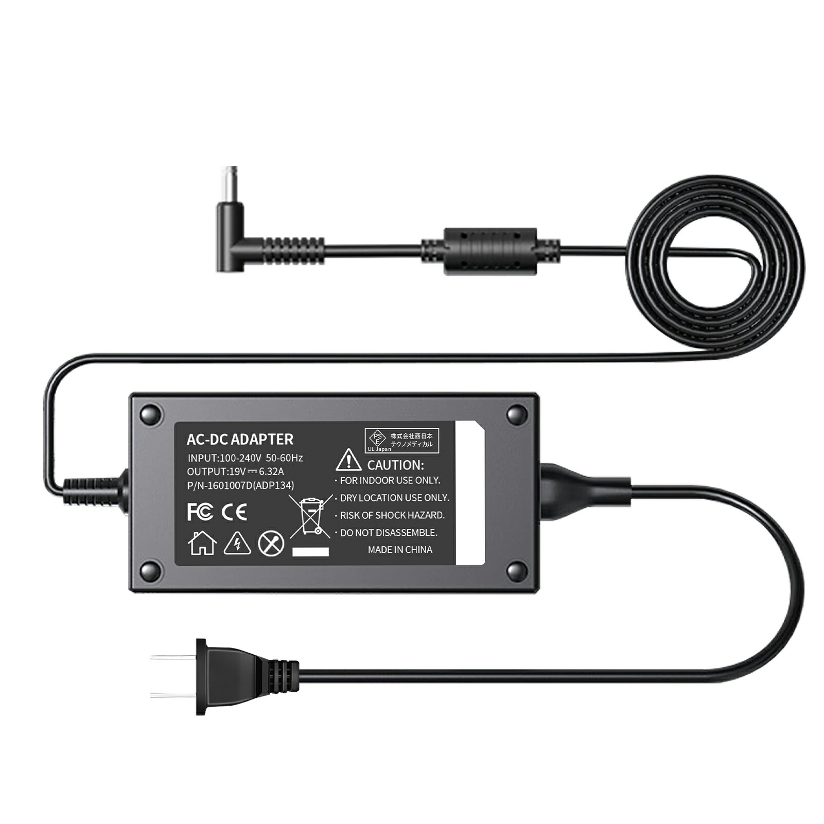 新品 Chicony A12-120P1A 互換電源アダプター 118W 対応用 充電器 19V 6.32A 交換電源アダプタ PSE認証 YKQ 2025KQ-XIJP