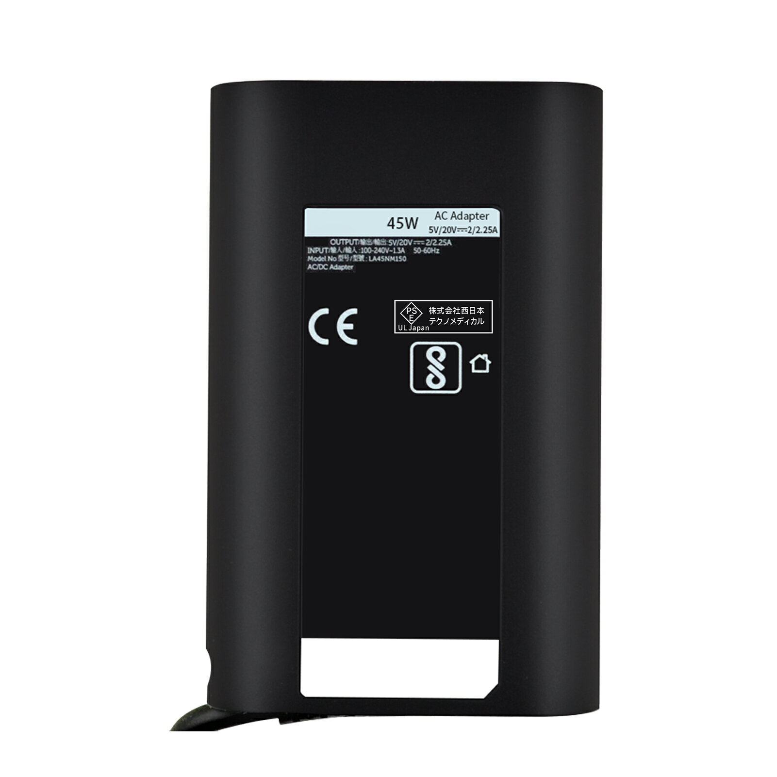 【530円OFF&P10倍】新品 DELL DELL XPS12 互換電源アダプター 45W 対応用 充電器 20V 2.25A 交換電源アダプタ PSE認証 YGC 2025GC-XIJP