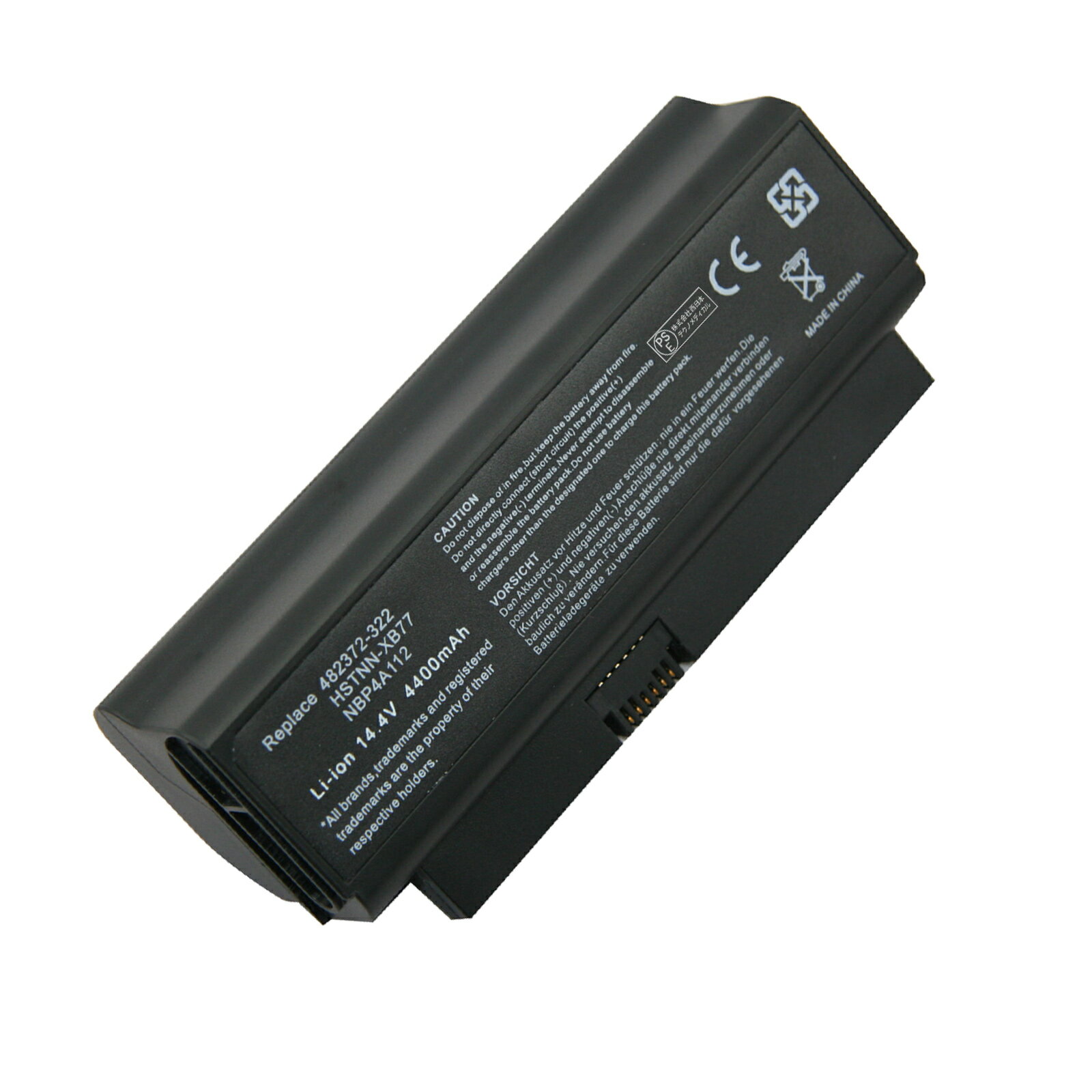 【465円OFF&P10倍】新品 HP 482372-261 互換バッテリー【2900mAh 14V】対応用 1年保証 高性能 PSE認証 ..