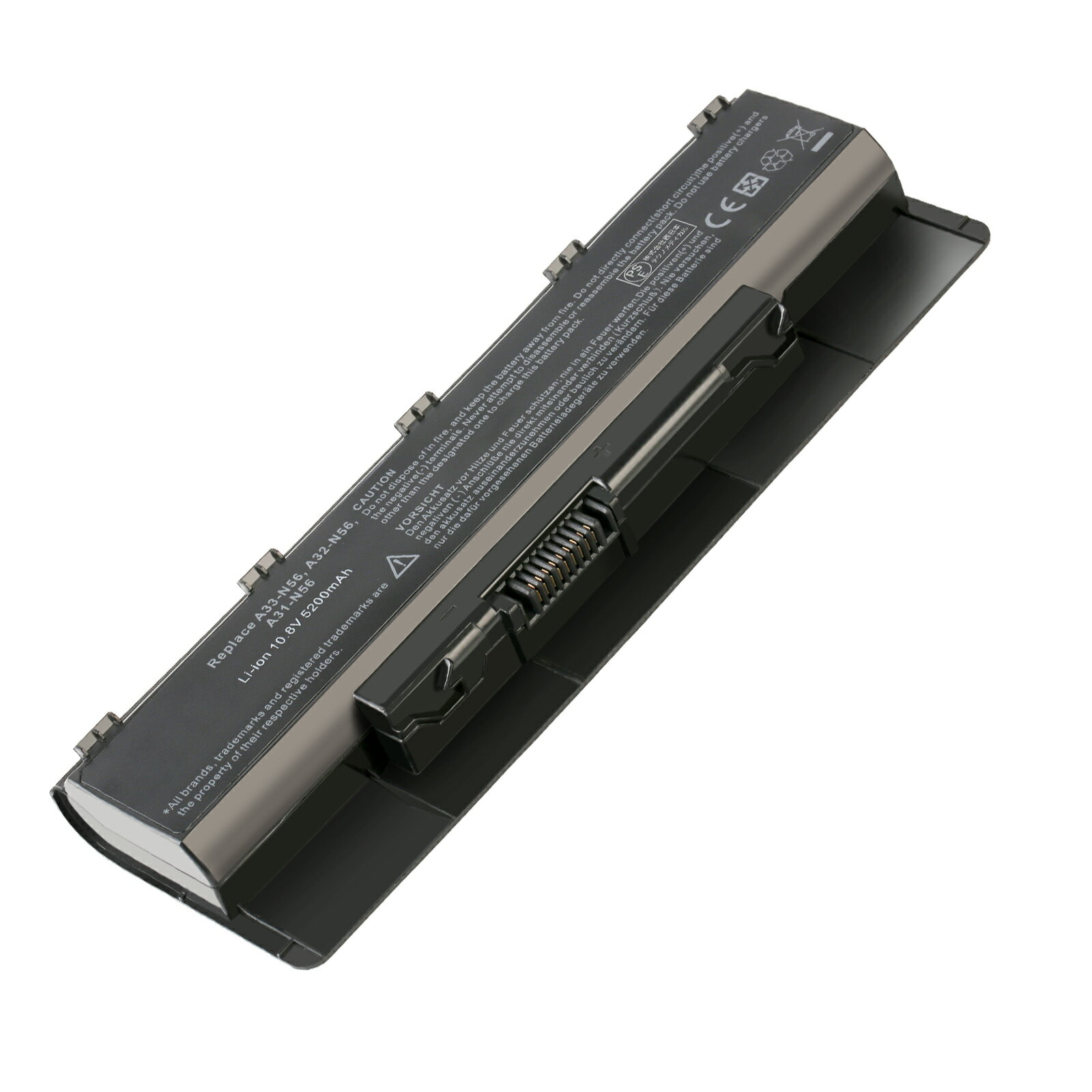 【550円OFF&P10倍】新品 ASUS A32-N46 互換バッテリー【5200mAh 11V】対応用 1年保証 高性能 PSE認証 ..