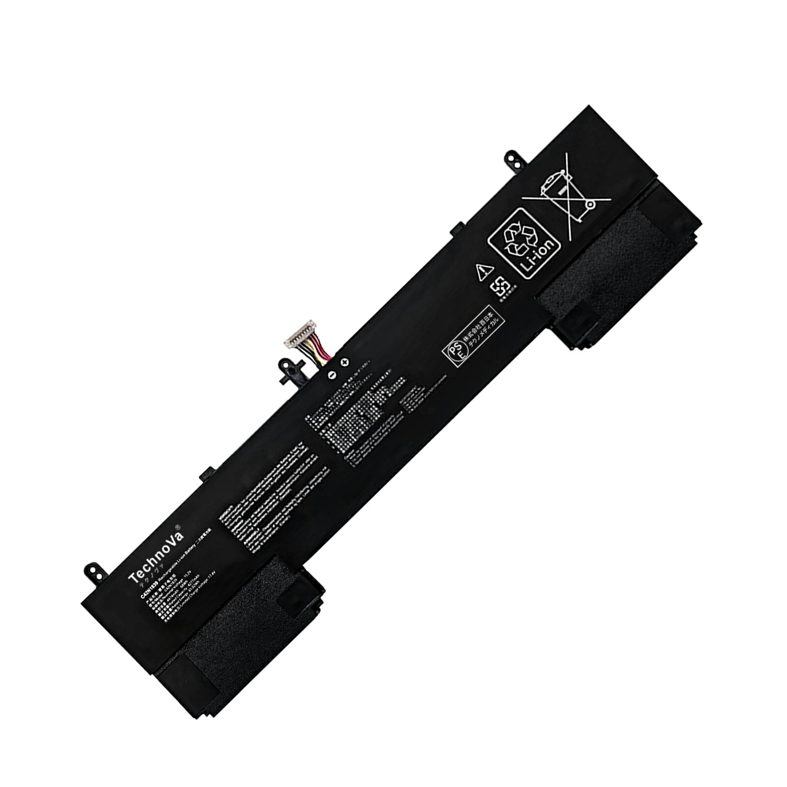 【210円OFF&P10倍】新品 ASUS ASUS UX534FA 互換バッテリー【4277mAh 15.2V】対応用 1年保証 高性能 PSE認証 互換バッテリパック YJW 2025JW-XIJP