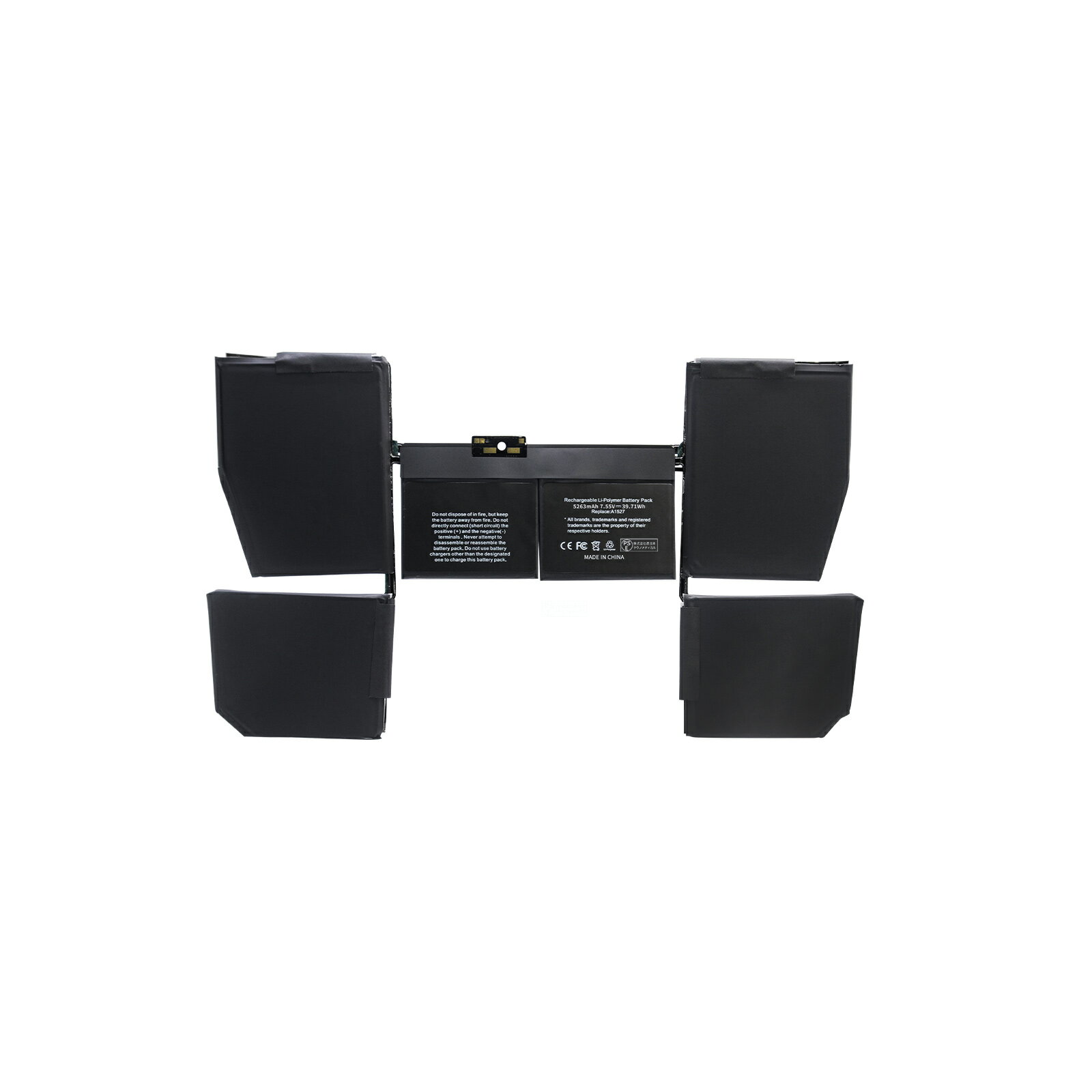 【6倍ポイント】新品 APPLE A1705 互換バッテリー【5263mAh 8V】対応用 1年保証 高性能 PSE認証 互換バッテリパック YKK 2025KK-XIJP