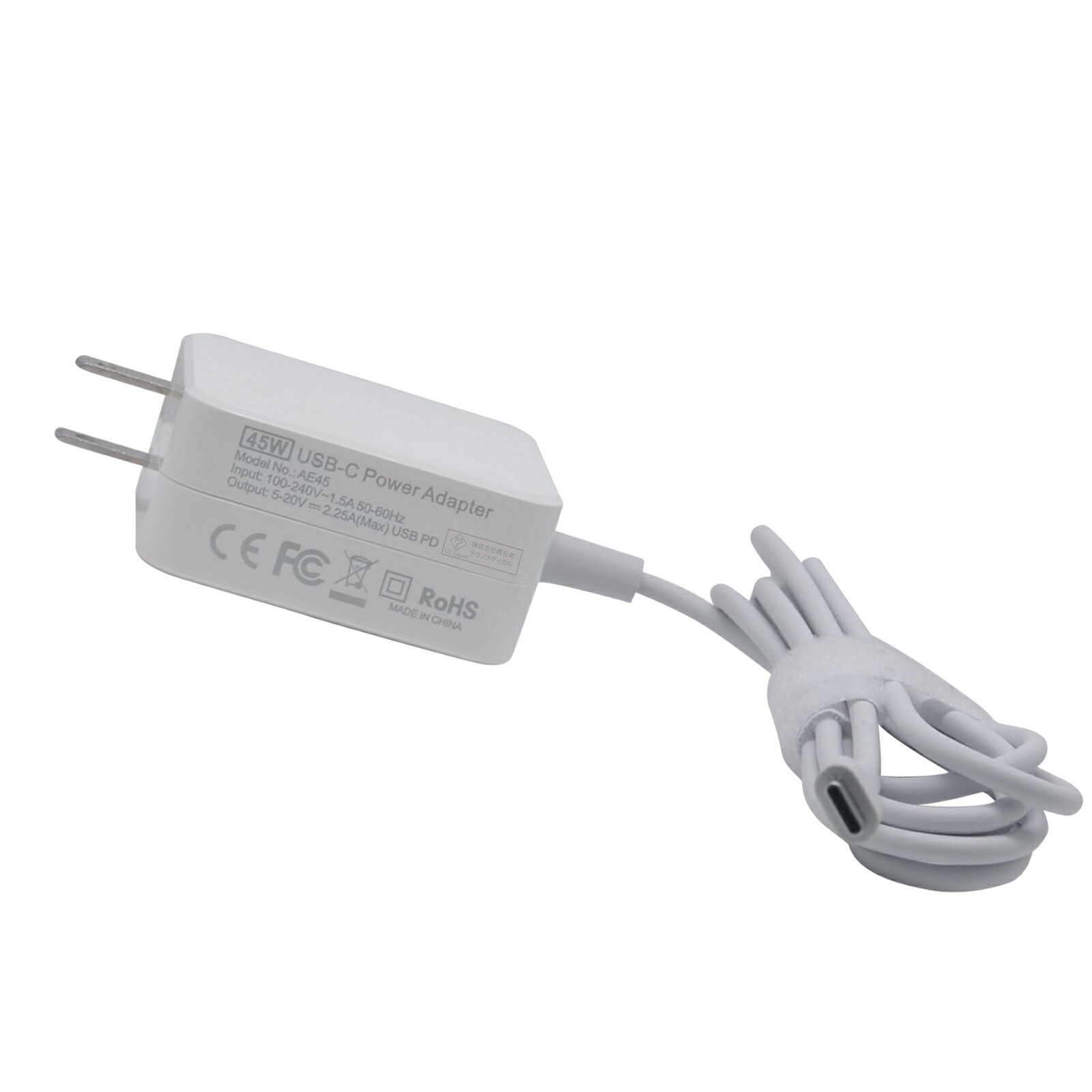 【210円OFF&P10倍】新品 東芝 PAACA047 V82 互換電源アダプター 45W 対応用 充電器 20V 2.25A 交換電源アダプタ PSE認証 YKG 2025KG-XIJP