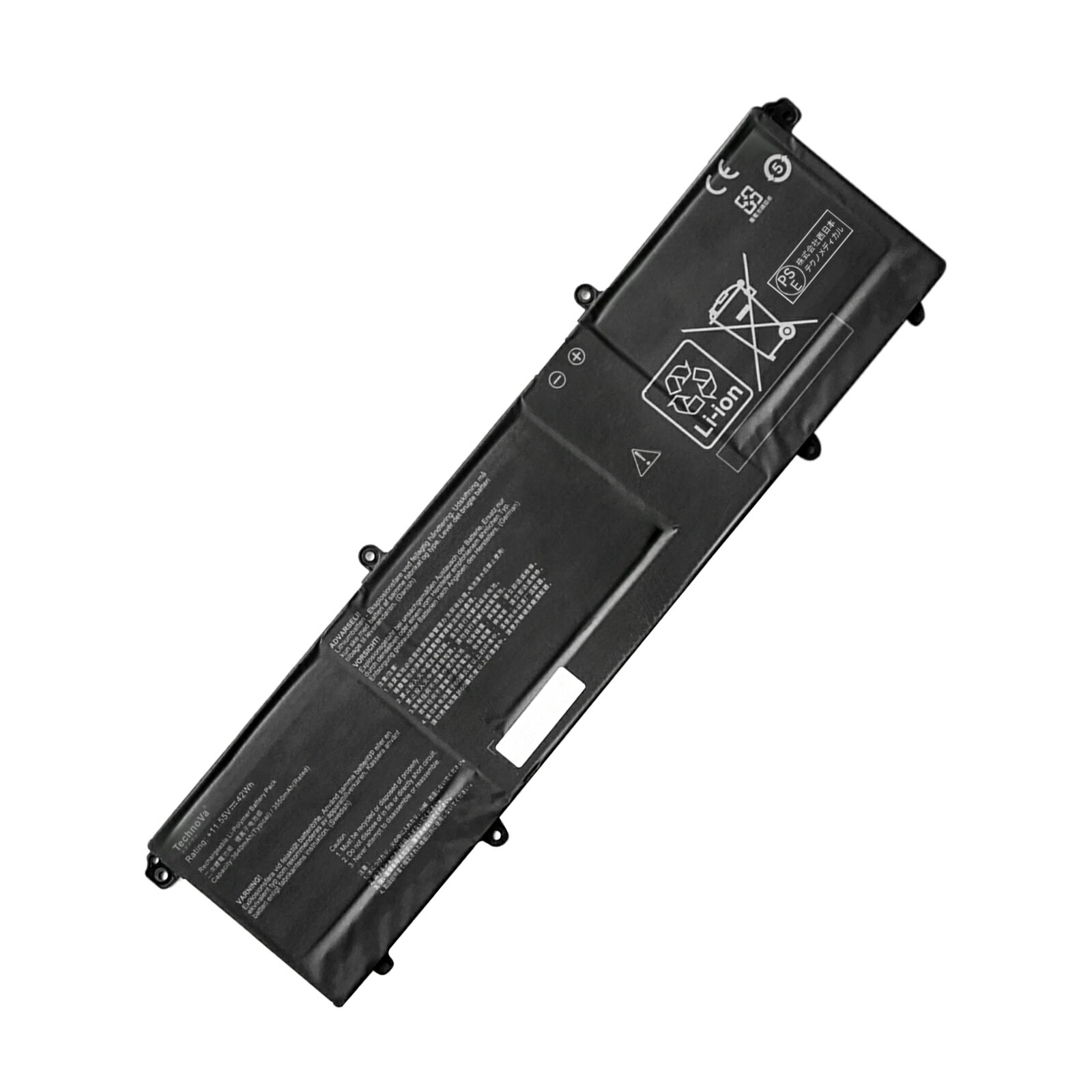 【5倍ポイント】新品 ASUS V1504ZA 互換バッテリー【3550mAh 11.55V】対応用 1年保証 高性能 PSE認証 互換バッテリパック YKS 2025KS-XIJP