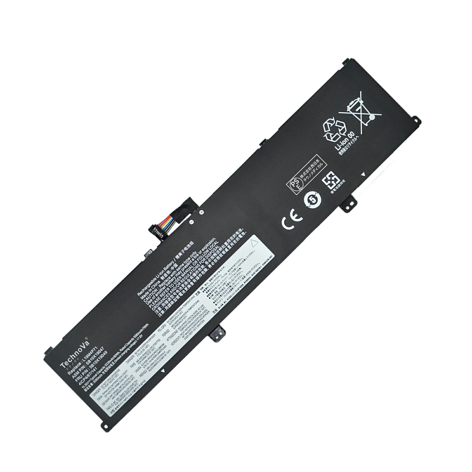 10ܥݥȡۿ Lenovo L19C4P71 ߴХåƥ꡼5235mAh 15Vб 1ǯݾ ǽ PSEǧ ߴХåƥѥå YHU 2025HU-XIJP