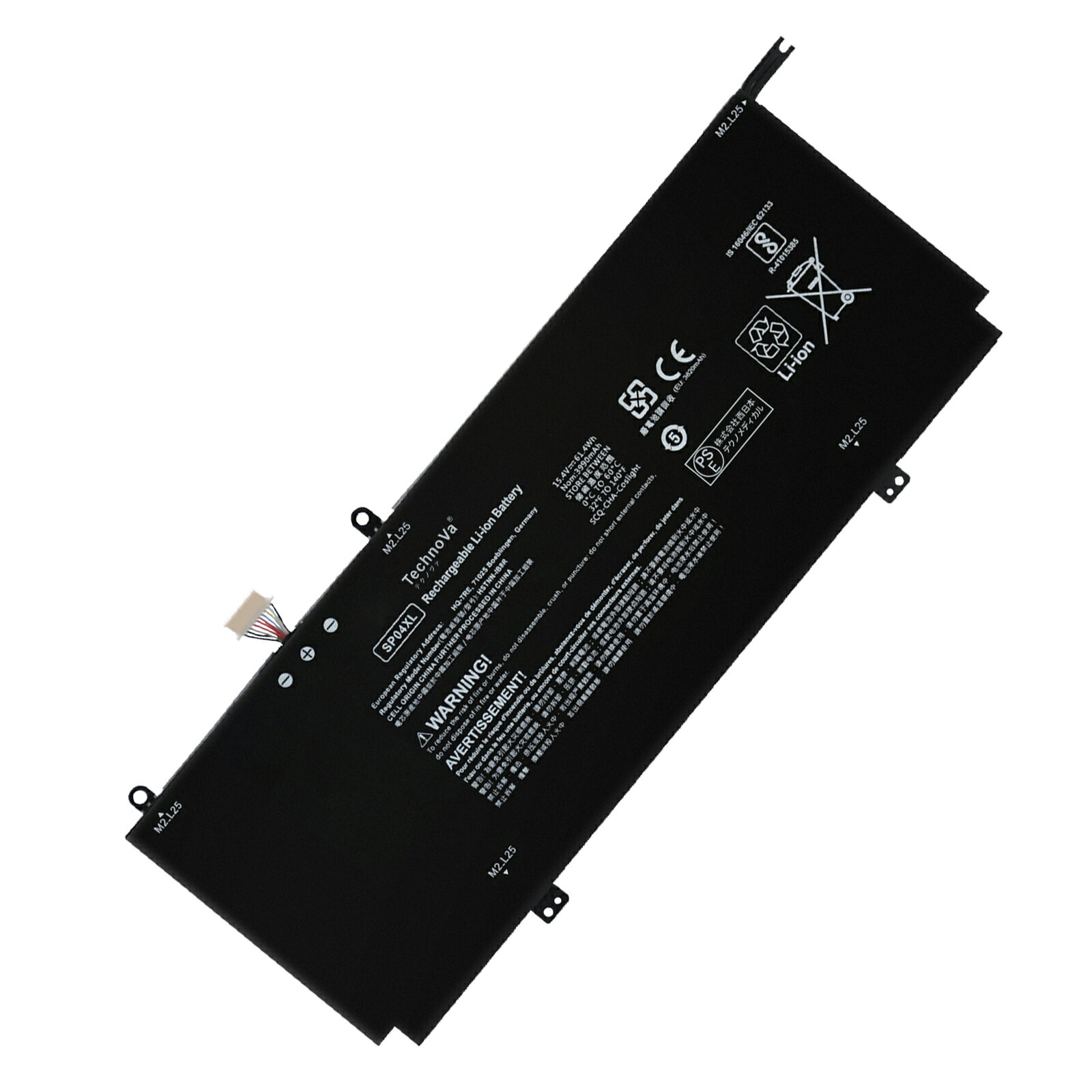 新品 HP Spectre x360 13-ap0042TU 互換バッテリー対応用 1年保証 高性能 PSE認証 互換バッテリパック YBY355 2025BY-XIJPA