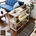 【5%OFFクーポン配布中】 ラック 木製 スチール 収納ラック 幅90 3段 シェルフ オープンシェルフ カフェ おしゃれ 西海岸 ブルックリン 人気 ヴィン...