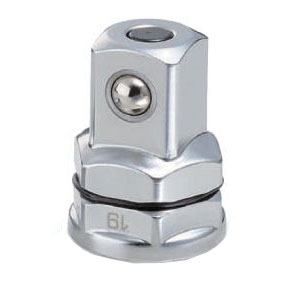 TONE（トネ） ラチェットめがね用アダプター RA4 ●6角19mm ●出力角12.7mm（1/2inch） ●10mm ●差込角 ●出力角12.7mm（1/2inch）