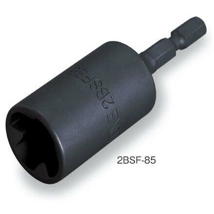 TONE（トネ） 充電式電動ドリル用フォームタイソケット 2BSF-85 ●ビット差込6.35mm（13mm溝タイプ） ●..