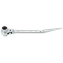 TOP(トップ):ラチェットレンチ (鳶使用-竜也モデル-メッキ品) RM-17X21N-BT 鳶仕様ラチェットレンチ(竜也モデル)(シノ付) RM-17x21...