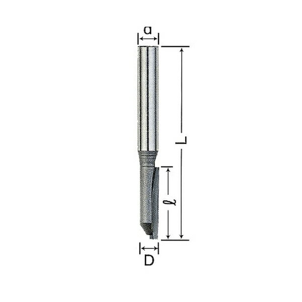 ライト精機:トリマー・ルータービット TR-22 トリマー・ルータービット TR-22 呼称 3（1P）X6 商品名称 超硬ストレートビット（トリマ用）