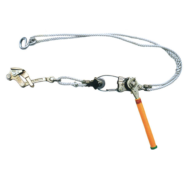 NAGAKI（永木精機）:ハルー （4型） 活線用 カバー付き 21107 張線器 ハルー ワイヤー締結 ヒッパラ 張線器（絶縁型）ワイヤー式 1000 20107 MWS20HB