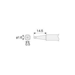 HOZAN（ホーザン）:ビット HS-143 ハンダコテ（D型） HS-143