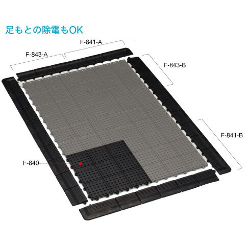 HOZAN（ホーザン）:導電性フロアマット F-843-B Bタイプ F-843-B